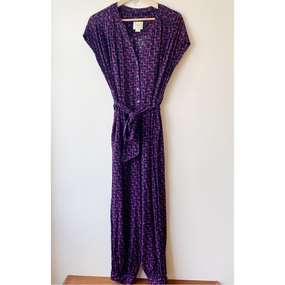 Anthropologie Maeve Geoscope Jumpsuit - Picture 2 of 10